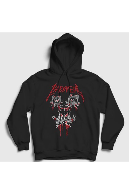 Unisex Black Band Music Babymetal Hooded Sweatshirt 526441 Tt