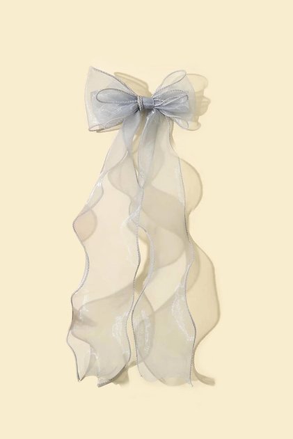Alice Long Tulle Bow Buckle
