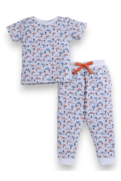 - All-Over Printed T-shirt and Pyjama Set