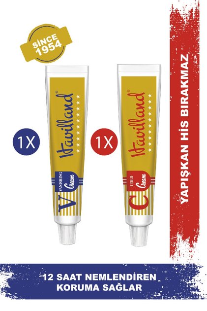 Hassas ve Yağlı Ciltlere Özel Yağlı ve Yağsız Krem 40ml x 2 80ml