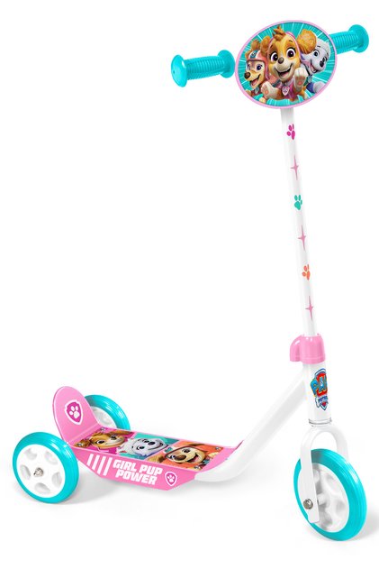 Trotineta pentru fetite, 3 roti, multicolor, 2-5 ani, max 20 kg, Paw Patrol