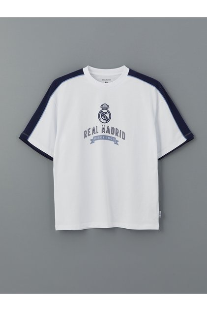 Crew Neck Real Madrid Printed Men's Fan T-Shirt