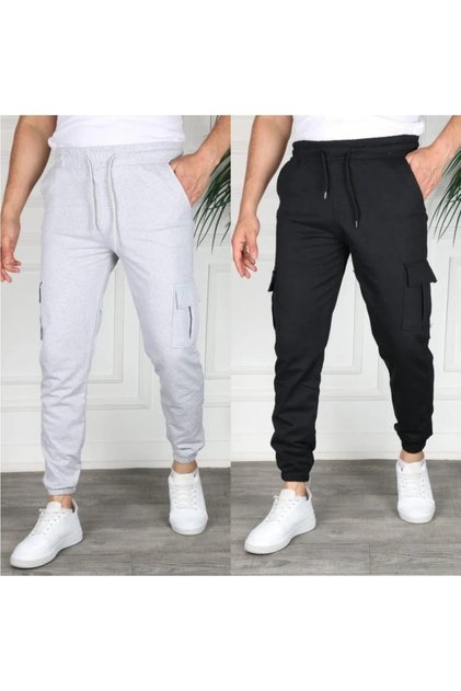 Pack of 2 Cargo Pocket Sweatpants