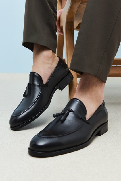 , Men's Genuine Leather Classic Shoes 1511027Z206 Black