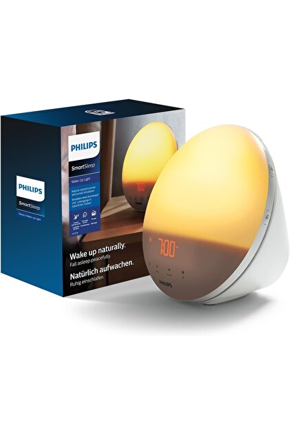 ウェイクアップライト フィリップス HF3519 Philips HF3519/01 Wake-up Light, Güneş Doğuşu Simülasyonu, FM