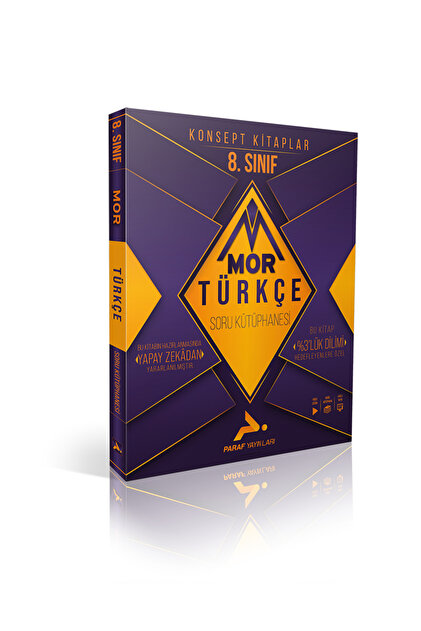 Paraf Yayınları Paraf 8.Sınıf Mor Türkçe Soru Kütüphanesi - Fiyatı