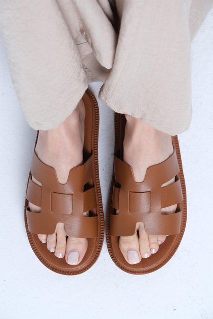 Ramona Tan Color Women's Slippers
