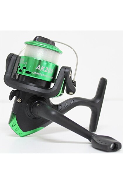 OLTAMX Children's Fishing Reel (Red&Blue&Green&Yellow) Ak 200 Reel with  Line- Trendyol