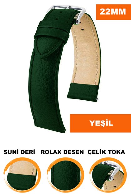22mm Leather Watch Band with Kaylak Purlx22Mm for Fossil-Welder-Casio-Seiko-Omega-Armani Compatibility