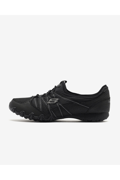 Skechers BIKERS LITE - RELIVE Kadın Siyah Günlük Ayakkabı 100560