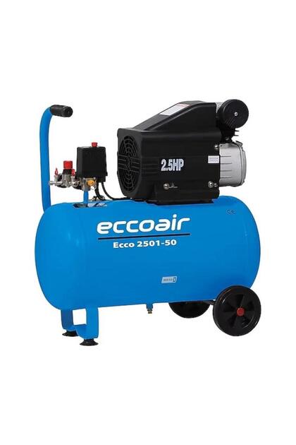 Dalgakıran Eccoair 50 Lt. Kompresör 220V 2,5Hp Tek Kademeli 8 Bar Ecco2501-50