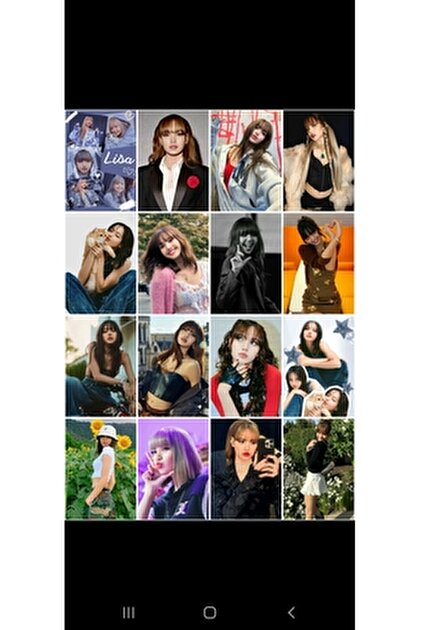 owl bag KPOP- Blackpink - Lisa tasarımlı desenli 16 ' lı fotokart