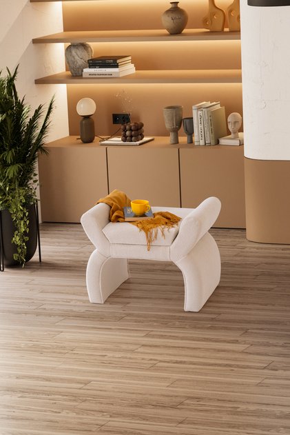 Zenn Coco Kumaşlı Modern Puf Bench