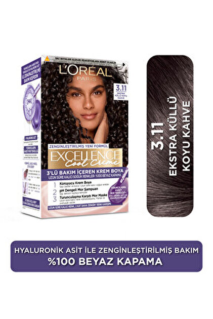 L'Oreal Paris Excellence Creme Nude Renkler Saç Boyası – 3u Nude