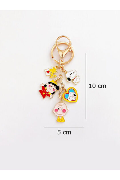neşe palamudu Charlie Brown - Snoopy Charm Metal Anahtarlık