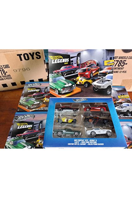 HOT WHEELS Legends Silver Serisi 6 lı Özel Paket Arabalar JBY78