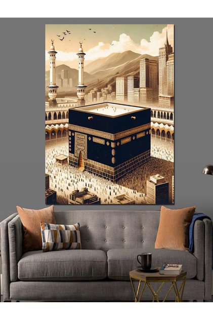 Kabe Dekoratif Kanvas - Mdf Ahşap Tablo