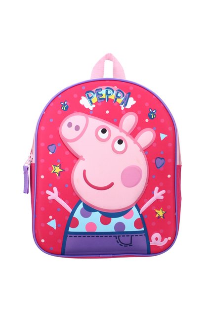 Rucsac 3D Peppa Pig Friends Around Town, 32x26x11 cm
