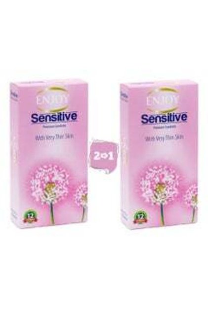 Enjoy Sensitive Premium Condoms, 24 Count