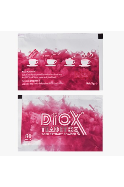 Diox Tea Detox Çay Zayıflama 60'lı 1 Aylık Paket Yorumları, Fiyatı