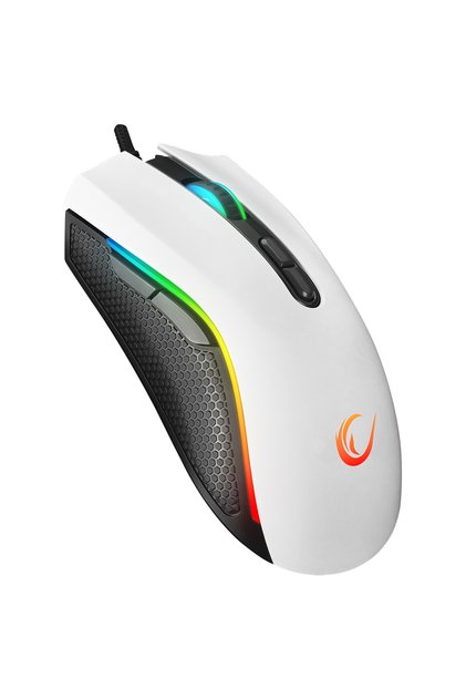 SMX-R44 V2 Makrolu Beyaz 12800 DPI RGB Ledli 80 Million Huano Switch Gaming Oyuncu Mouse