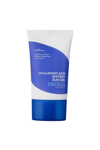 Long-lasting gel with hyaluronic acid 50 ml - chemical filter, 8 types of sunscreen (SPF50)