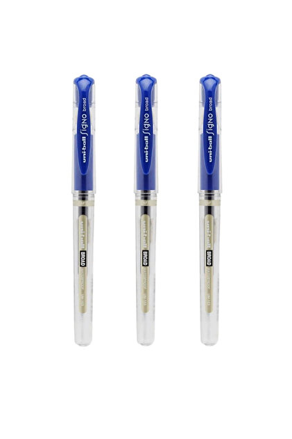 Uniball UM-153 Signo Broad 1.0 Mm İmza Kalemi Mavi - 3 ADET