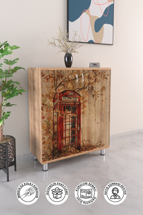 Victor Vallery Jungle View 4 Raflı Ayakkabılık Antre Hol Çok