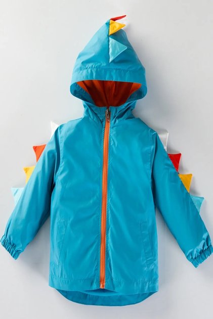 Cotton Lined, Hooded Children-Baby Raincoat-Coat