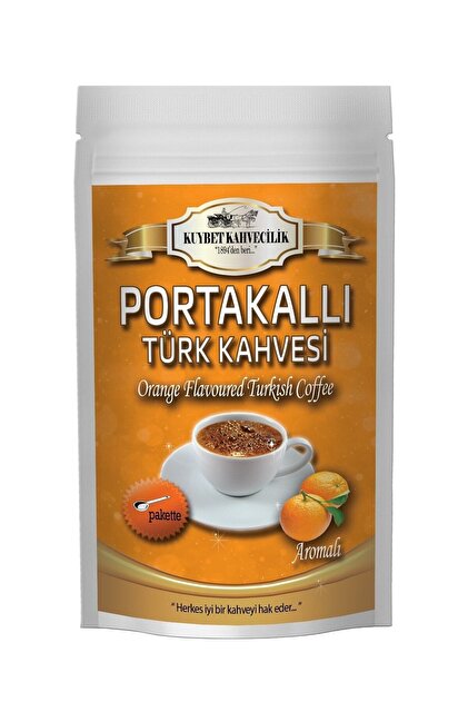 KUYBET KAHVECİLİK Turkish Coffee with Orange 200 Gr- Trendyol