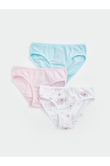 Lcw Kids Elastic Waist Girls' Panties 3-Pack (S5)