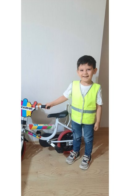 Çocuk Ikaz Yeleği , Bisiklet Yeleği , Reflektörlü ,güvenlik Yeleği, 1 Adet Gezi Yeleği