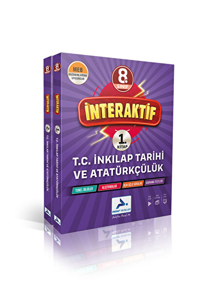 Paraf Yayınları Paraf 8. Sınıf T.C. İnkılap Tarihi ve Atatürkçülük
