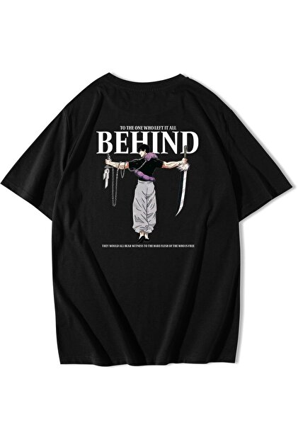 BRZ COLLECTION Unisex Oversize Behind Anime T-shirt - Fiyatı