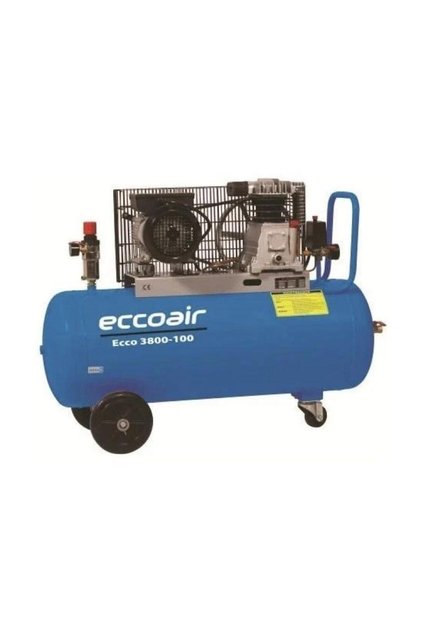 Dalgakıran Eccoair 100 Lt. Kompresör 220V 3Hp Tek Kademeli 8 Bar Ecco3008-100
