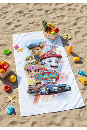 Viadela Paw Patrol Plaj Havlusu – Kahramanlarla Dolu Plaj Keyfi