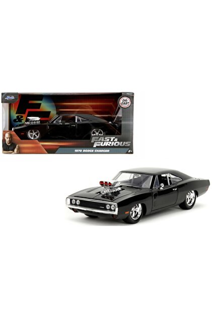 Jada Hızlı ve Öfkeli Dodge Charger (1:24, siyah) - 1970 Dodge