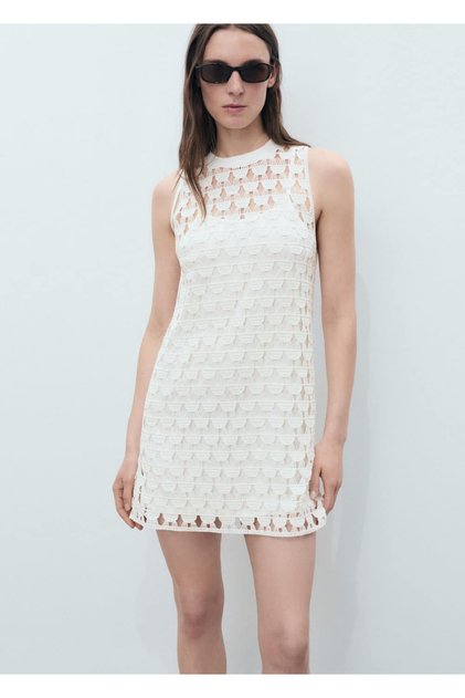 Crochet A-Line Dress