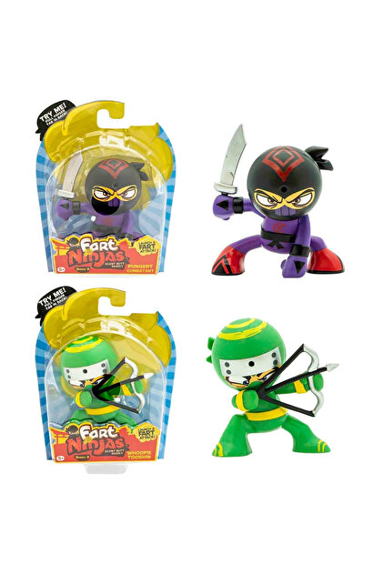 GIOCHI PREZIOSI Sesli Fart Ninjas Gaz Çıkaran Sensörlü Figür S9 1