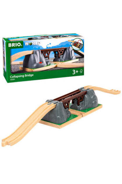 Pod cu prabusire pentru trenulete BRIO, 3+ ani