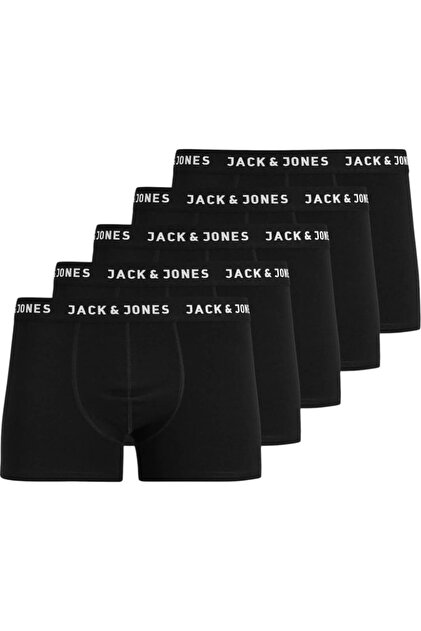 JACK &JONES Chuey boxer 5 pairs - 12142342-Black