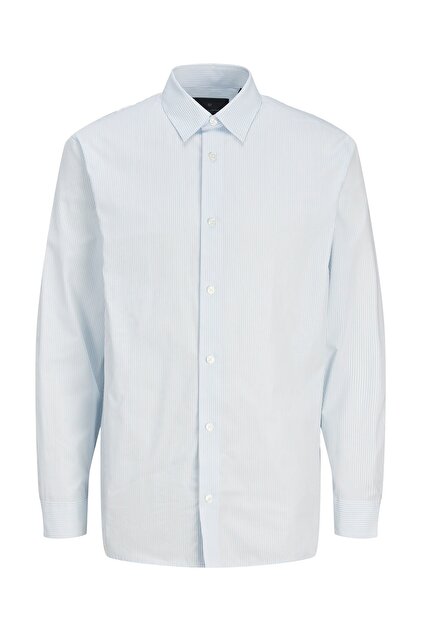 JACK JONES Erkek Rahat Kesim Çizgi Detaylı Gömlek 12260628