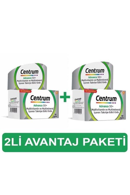 Advance 50+ Multivitamin 30 Tablet 2 Adet