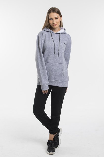 Women's Hooded Regular Fit Printed Thin Sweatshirt Spr21k61
