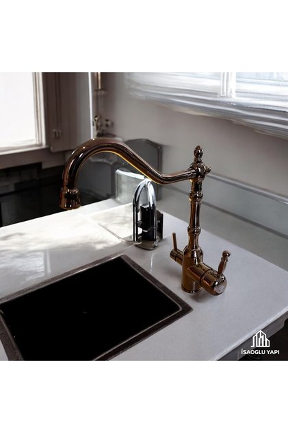 Copper Kitchen Faucet Bronze Sink Faucet Armature Suitable for Purifiers