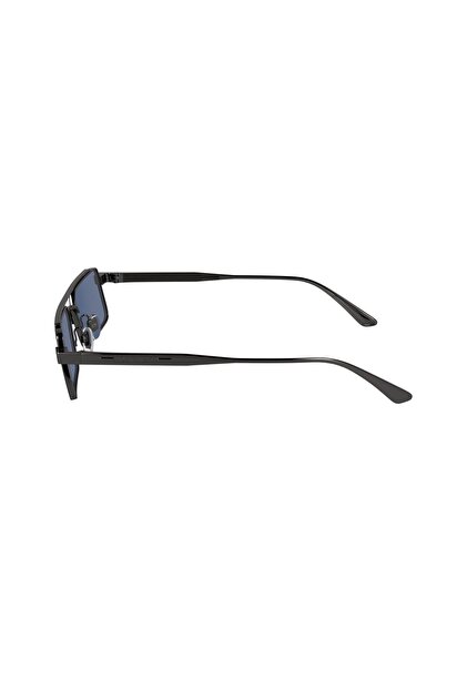 Calvin Klein 24111S 070 55 Unisex Dikdörtgen Siyah Metal Güneş