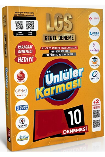 Ünlüler Karması 8.sınıf Sempatik 36 Haftalık Deneme Seti - 2025