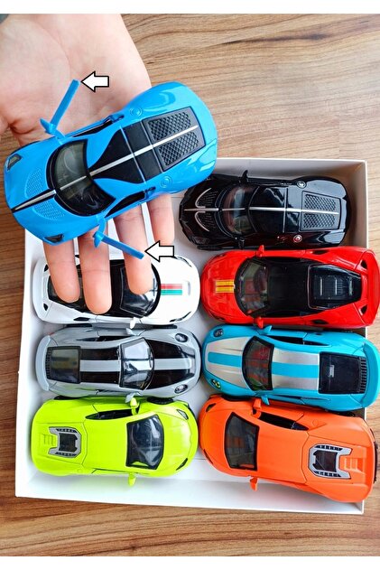 ミニカーセット　Lamborghini & Porsche　サンクス　京商　廃盤 OYUNCAKSAHİLİ Bugatti Ferrari Porsche Lamborghini Tarzı 8 Adet
