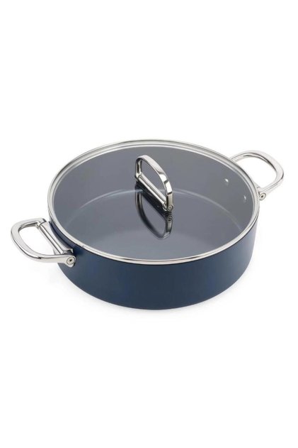 Jj 45046 Space Shallow Pot with Lid 28cm