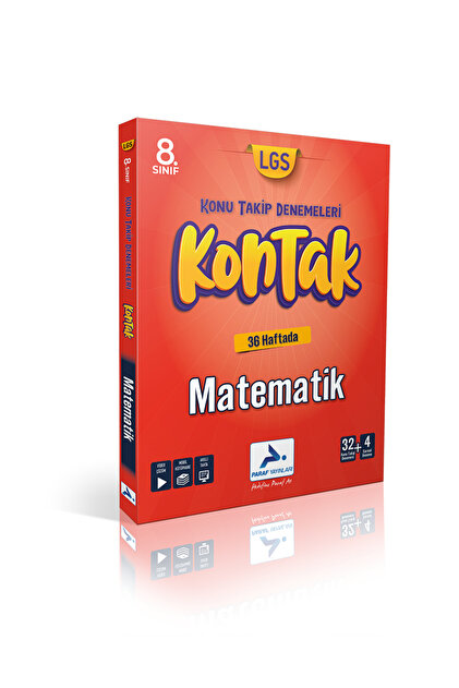 Paraf 8. Sınıf Matematik 36 Lı Kontak Deneme (Konu Takip Denemeleri)